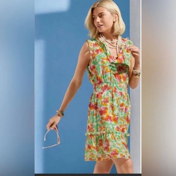 CAbi Dresses & Skirts - CAbi Floral Spirit Dress #6216